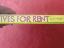 Load image into Gallery viewer, Vintage Adult Paperback Novel/Book Wives For Rent 1980       G2
