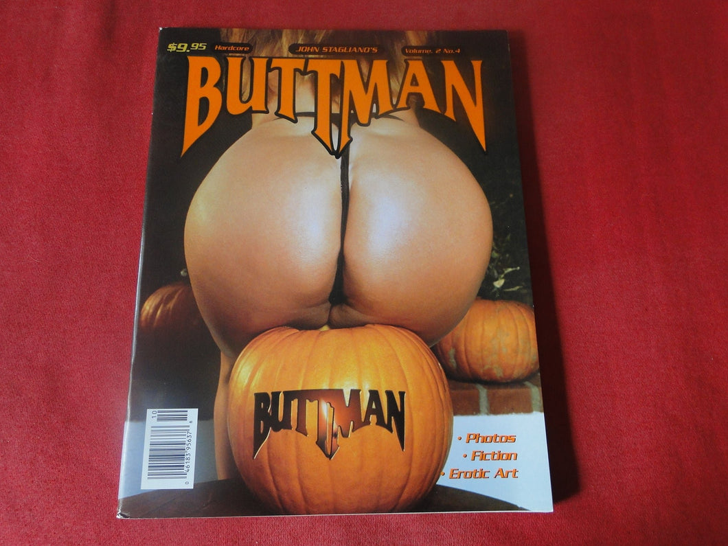 Vintage Nude Erotic Sexy Adult Magazine Buttman Oct. 1999            K