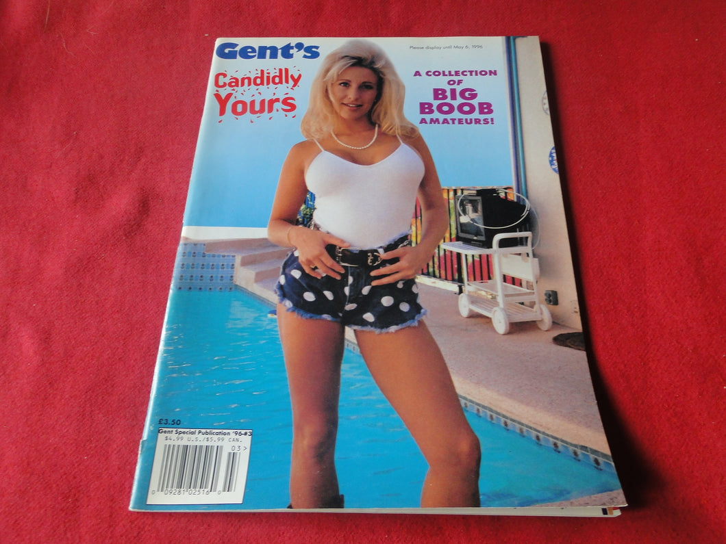 Vintage Nude Erotic Sexy Adult Magazine Gent's Candidly Yours 1996   G20