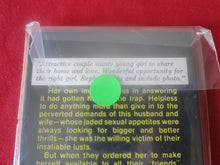 Load image into Gallery viewer, Vintage Erotic Adult Paperback Book/Novel Beeline Sex Slave     Y
