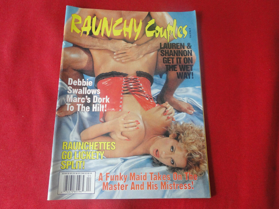 Vintage Nude Erotic Sexy Adult Magazine Raunchy Couples 1995   G36