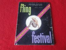 Load image into Gallery viewer, Vintage Nude Erotic Sexy Adult Magazine Fling Festival V5 1966 Virginia Bell ROUGH      G8
