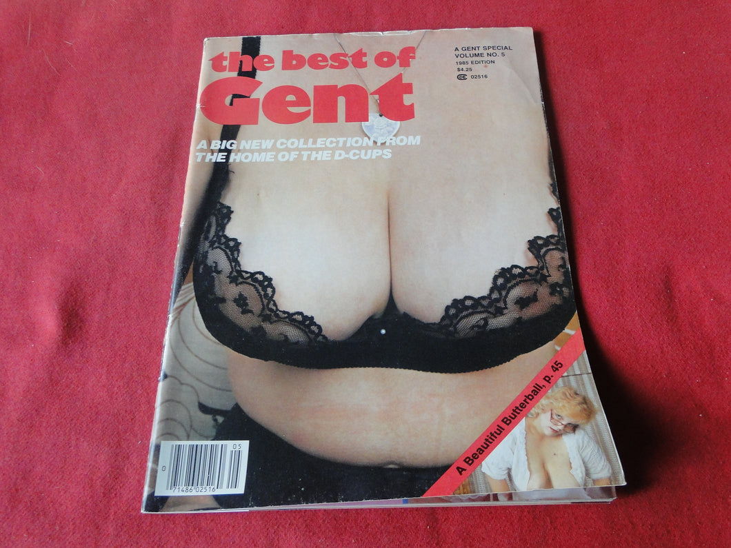 Vintage Nude Erotic Sexy Adult Magazine The Best of Gent 1985        G20