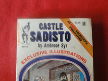 Load image into Gallery viewer, Vintage Adult Paperback Novel/Book Eros Goldstripe Castle of Sadisto 1973 ROUGH FOXING G2
