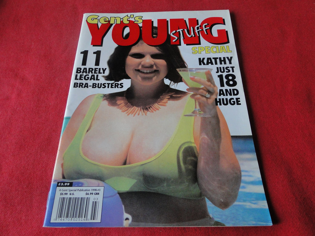 Vintage Nude Erotic Sexy Adult Magazine Gent's Young Stuff Special 1998      G20