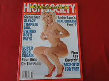 Load image into Gallery viewer, Vintage Nude Erotic Sexy Adult Magazine High Society 1992     G27
