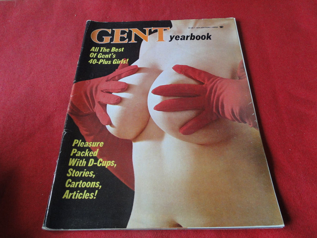 Vintage Nude Erotic Sexy Adult Magazine Gent Yearbook 1974   G20