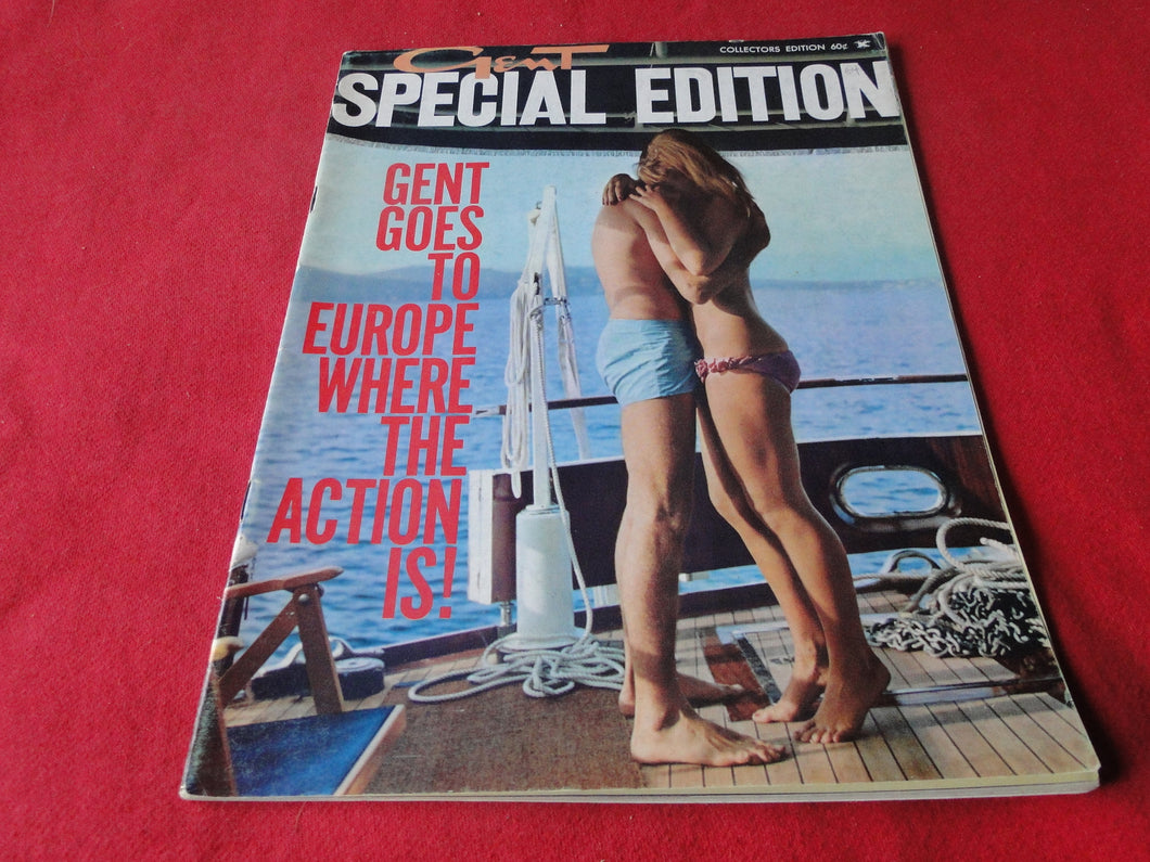 Vintage Nude Erotic Sexy Adult Magazine Gent Special Edition 1964         G20