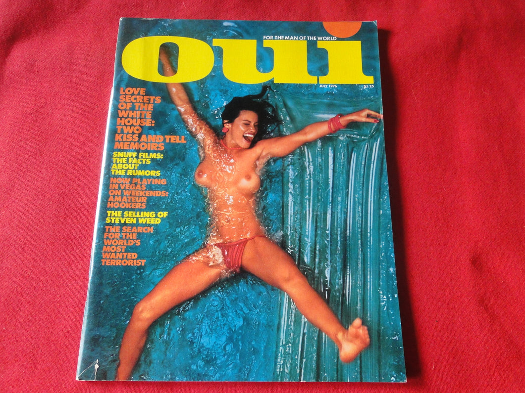 Vintage Nude Erotic Sexy Adult Magazine Oui July 1976         JB4