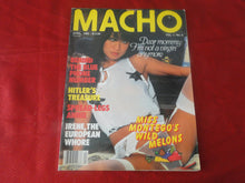 Load image into Gallery viewer, Vintage Nude Erotic Sexy Adult Magazine Macho April 1983           P100
