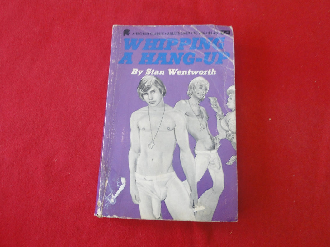 Vintage Adult Paperback Novel/Book Gay Interest Whipping A Hang Up ROUGH  PB1