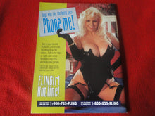 Load image into Gallery viewer, Vintage Nude Erotic Sexy Adult Magazine Fling International #2 1996 Uschi       JB57
