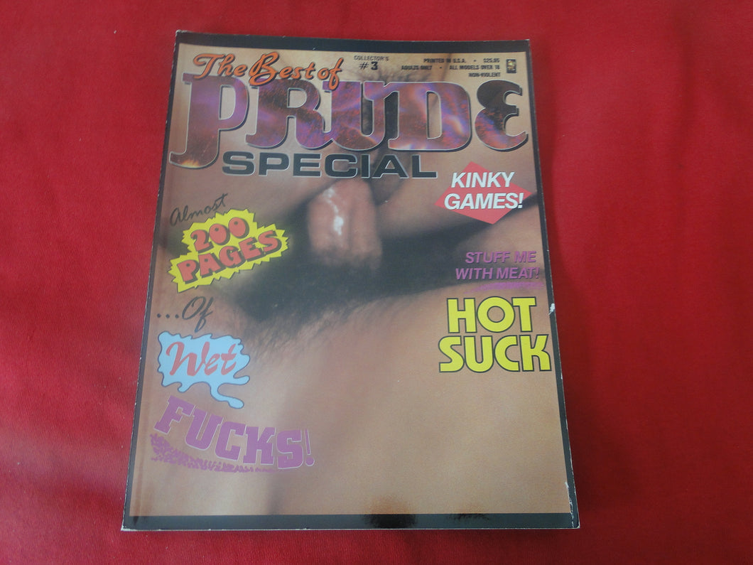 Vintage Nude Erotic Sexy Adult Magazine The Best of Prude Special HUGE    JB59