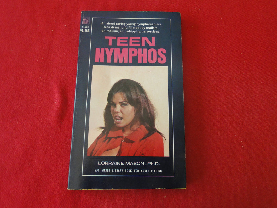 Vintage Erotic Adult Paperback Book/Novel Teen Nymphos 1971          PB1
