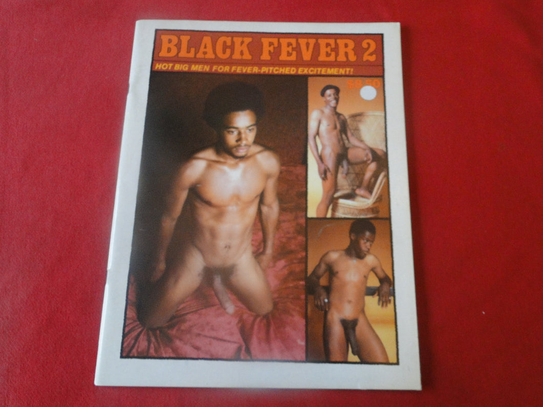 Vintage Adult Erotic Sexy Magazine Gay Interest Black Fever 2  GN