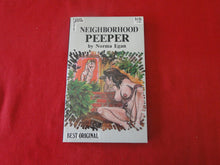Load image into Gallery viewer, Vintage Erotic Adult Paperback Book/Novel Neighborhood Peeper 1977        PB1
