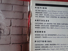 Load image into Gallery viewer, Vintage Nude Erotic Sexy Adult Magazine Adam September 1965           JB4
