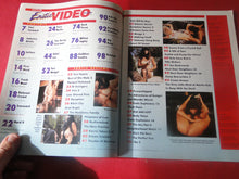 Load image into Gallery viewer, Vintage Nude Erotic Sexy Adult Magazine Hustler Erotic Video Guide July 1992     P113

