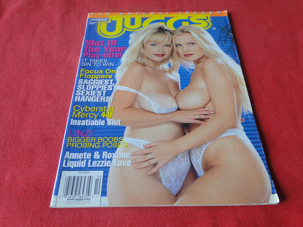Vintage Nude Erotic Sexy Adult Magazine Juggs October 2000       G20