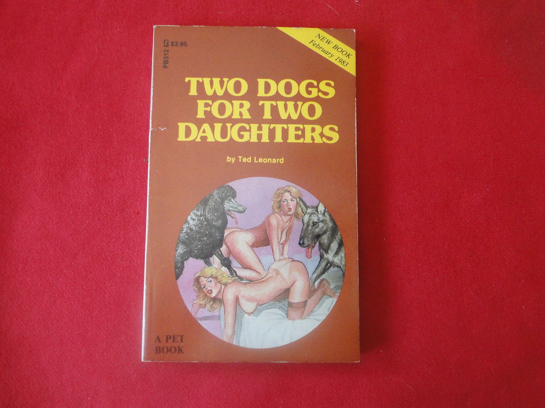 Vintage Adult Paperback Novel/Book Two Dogs For Two Daughters     PB4