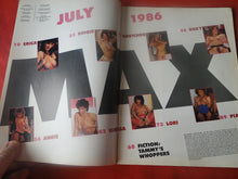 Load image into Gallery viewer, Vintage Nude Erotic Sexy Adult Magazine Max Big Busty Beautiful Vanessa July 1986 JB28

