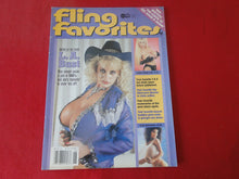 Load image into Gallery viewer, Vintage Nude Erotic Sexy Adult Magazine Fling Favorites 1992        P81

