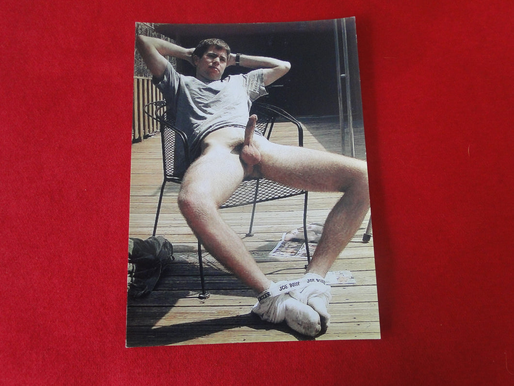 Vintage Gay Interest Nude Hot Hung Male Photo 5 x 7    H41ag