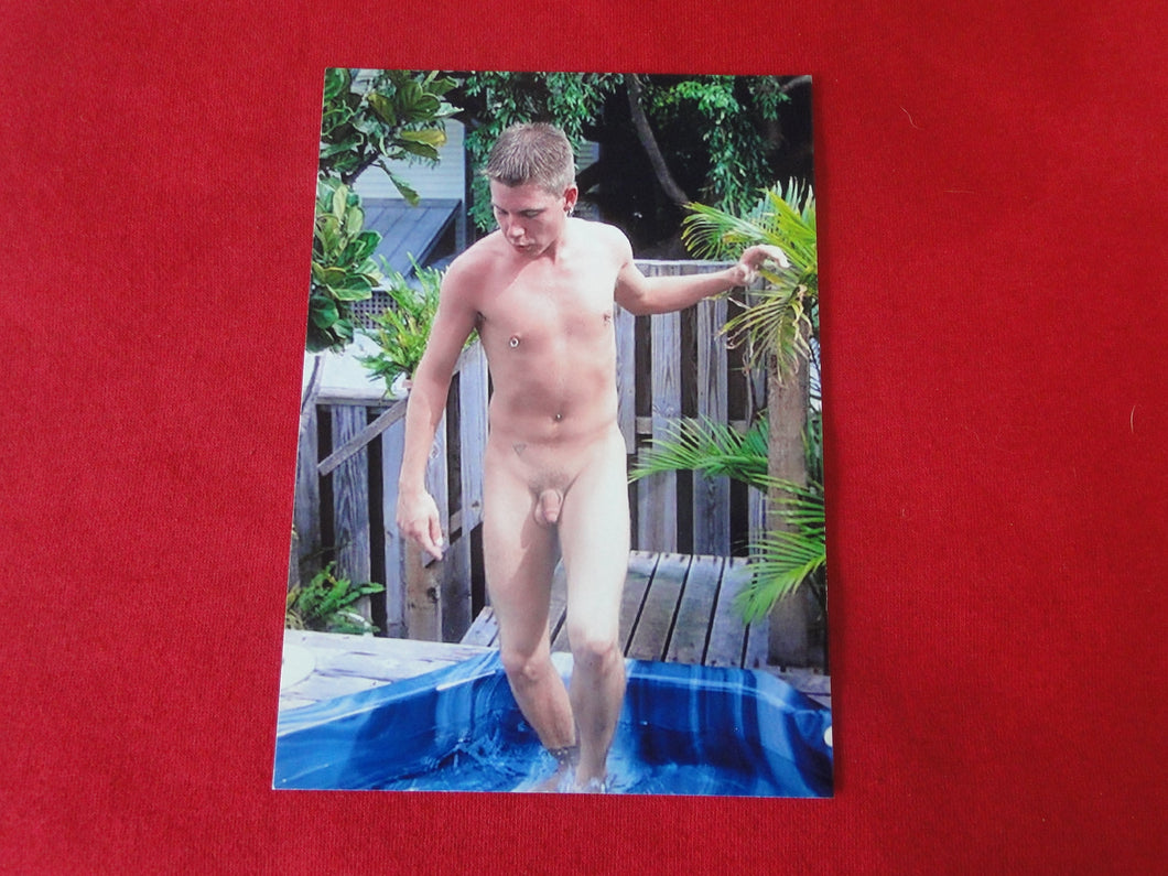 Vintage Gay Interest Nude Hot Hung Male Photo 5 x 7    H41ah