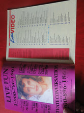 Load image into Gallery viewer, Vintage Nude Erotic Sexy Adult Magazine Erotic Video Guide March 1992     DI
