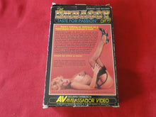 Load image into Gallery viewer, Vintage Adult XXX VHS Porn Tape X-Rated Taste For Passion Anal Transvestite  X4
