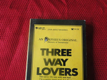 Load image into Gallery viewer, Vintage Erotic Porn Paperback Book/Novel Orpheus Three Way Lovers 1970   PB6
