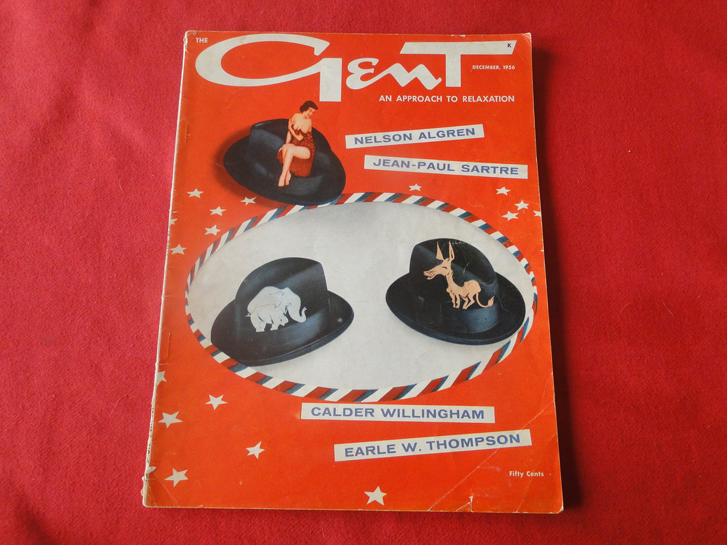 Vintage Nude Erotic Sexy Adult Magazine Gent December 1956           JB4