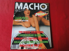 Load image into Gallery viewer, Vintage Nude Erotic Sexy Adult Magazine Macho June 1983      DI
