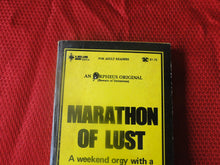 Load image into Gallery viewer, Vintage Erotic Porn Paperback Book/Novel Orpheus Marathon of Lust 1970     PB6
