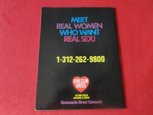 Load image into Gallery viewer, Vintage Nude Erotic Sexy Adult Magazine Hot Talk Dec. 1988    P112
