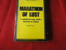 Load image into Gallery viewer, Vintage Erotic Porn Paperback Book/Novel Orpheus Marathon of Lust 1970     PB6
