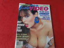 Load image into Gallery viewer, Vintage Nude Erotic Sexy Adult Magazine Hustler Erotic Video May 1991    P112

