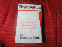 Load image into Gallery viewer, Vintage Erotic Porn Paperback Book/Novel BDSM Degradation The Worthless Bitch 1979  PB6
