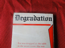 Load image into Gallery viewer, Vintage Erotic Porn Paperback Book/Novel BDSM Degradation The Worthless Bitch 1979  PB6
