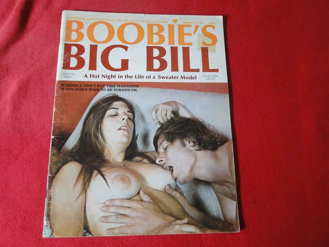 Vintage Nude Erotic Sexy Adult Magazine Boobie's Big Bill 1972      8