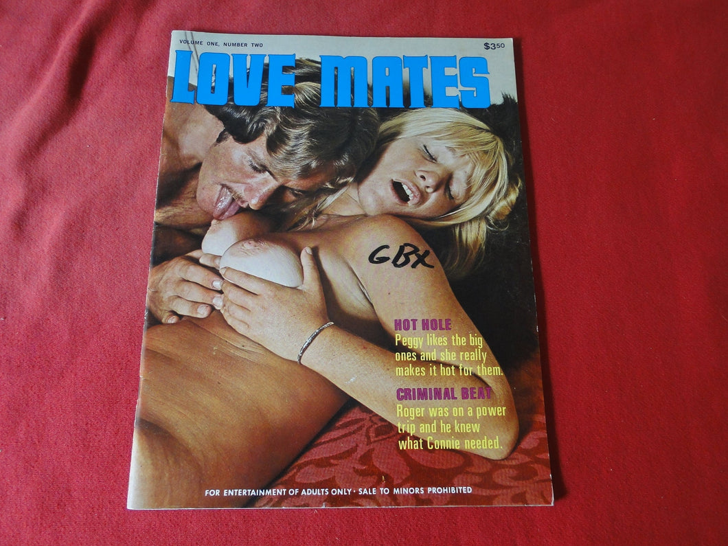 Vintage Nude Erotic Sexy Adult Magazine Love Mates  8