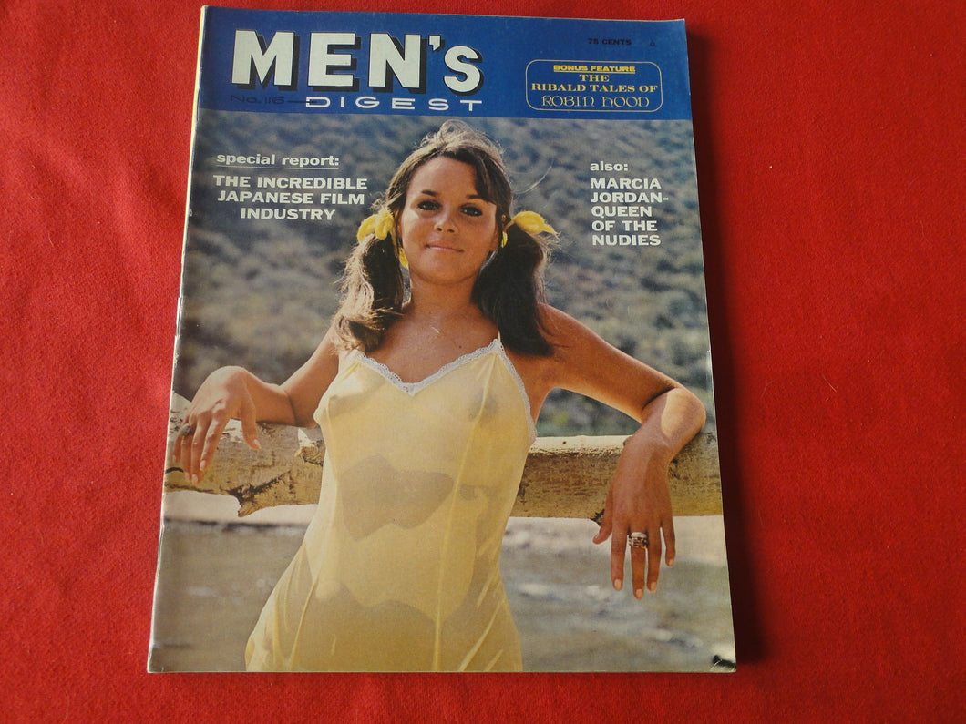 Vintage Nude Erotic Sexy Adult Magazine Men's Digest July 1970       JB4