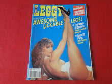Load image into Gallery viewer, Vintage Nude Erotic Sexy Adult Magazine Leggy August 1992    P113
