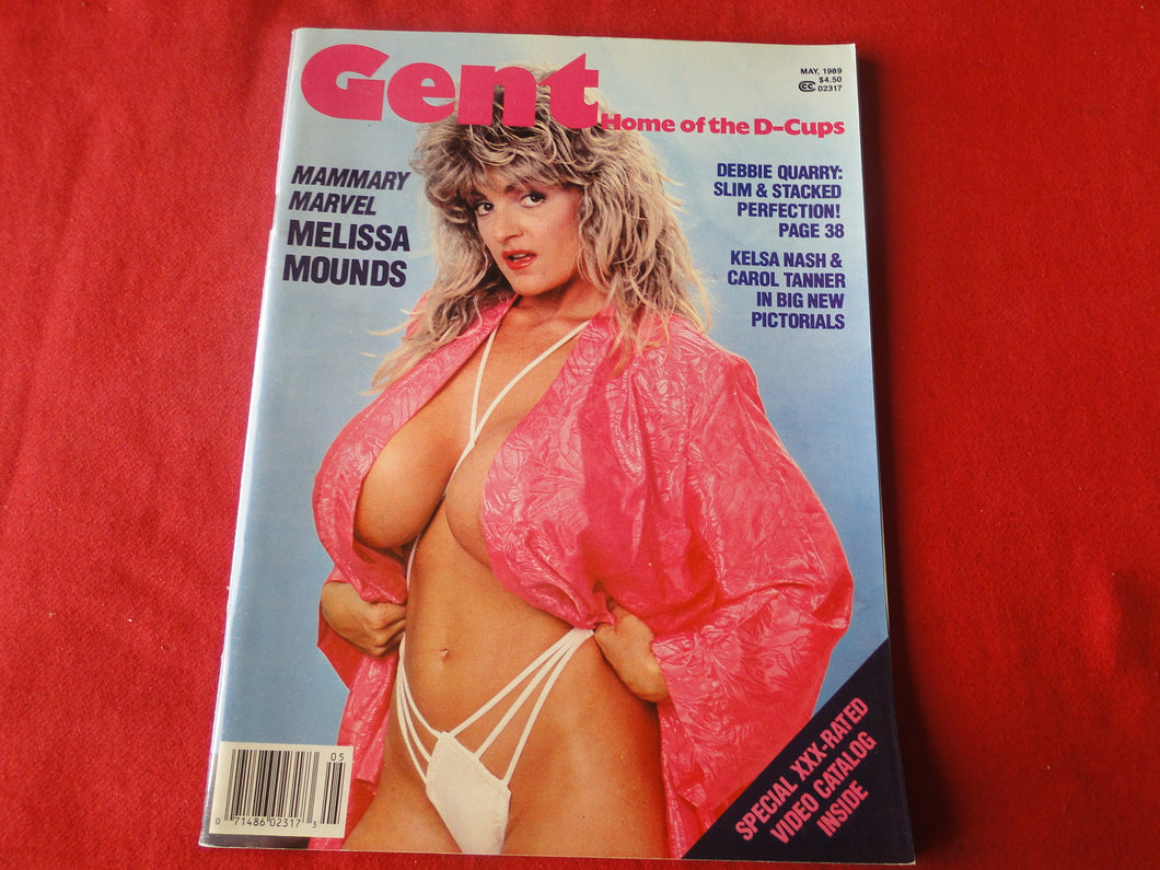 Vintage Nude Erotic Sexy Adult Magazine Gent May 1989             P90