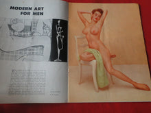 Load image into Gallery viewer, Vintage Nude Erotic Sexy Adult Magazine Modern Man April 1957       JB4
