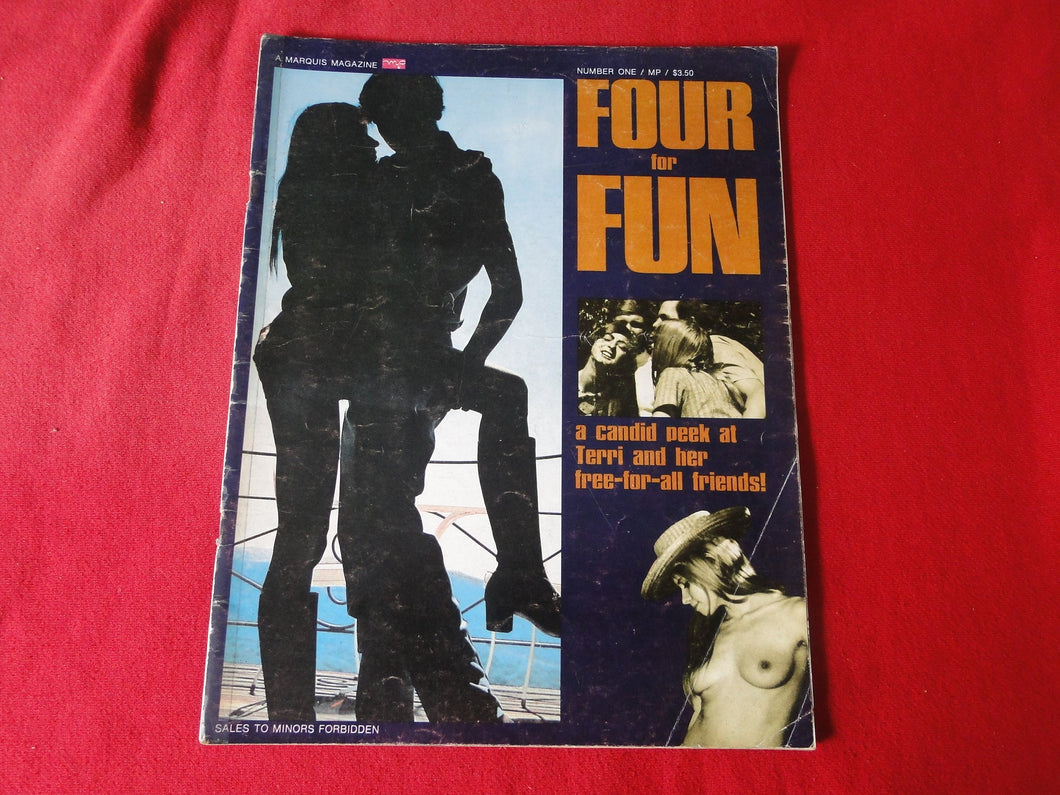 Vintage Nude Erotic Sexy Adult Magazine Four For Fun 1969           8