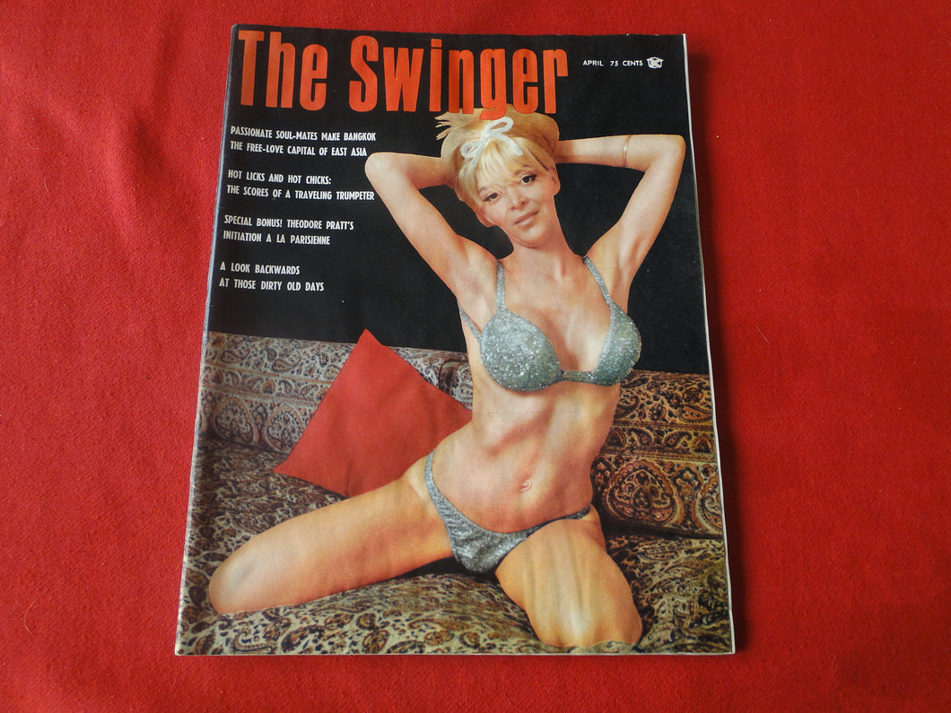 Vintage Nude Erotic Sexy Adult Magazine The Swinger April 1969       JB4