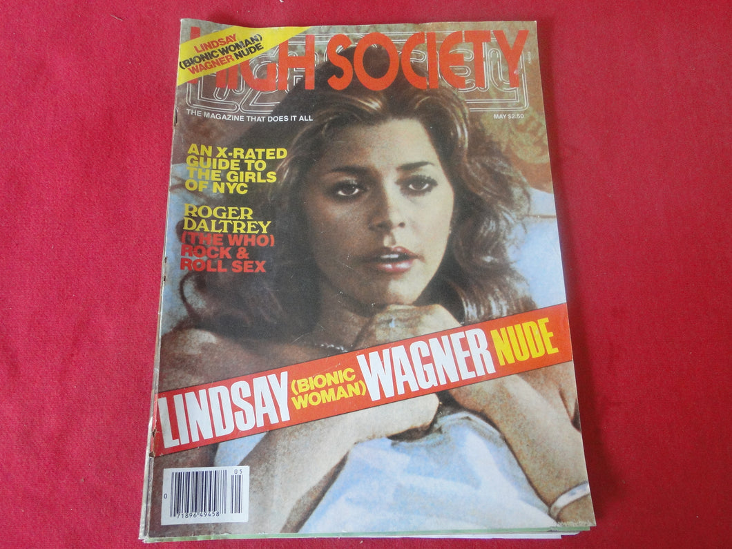 Vintage Nude Erotic Sexy Adult Magazine High Society May 1979     JB40