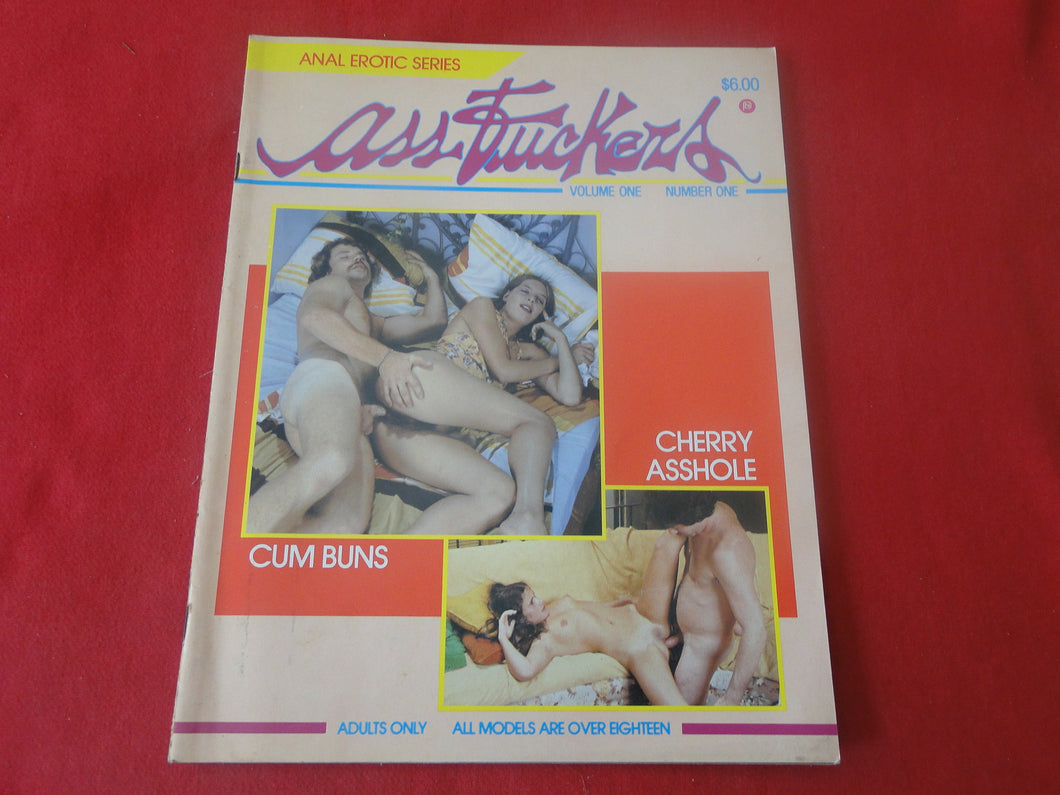 Vintage Nude Erotic Sexy Adult Magazine Ass Fuckers 1981       JB40