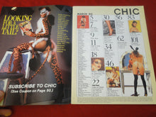 Load image into Gallery viewer, Vintage Nude Erotic Sexy Adult Magazine Chic March 1982           P101
